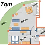 Haus Nordseebrandung A2 5 Lägenhet